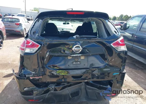 2014 Nissan Rogue S z USA, uszkodzony, nr VIN 5N1AT2MV1EC824488